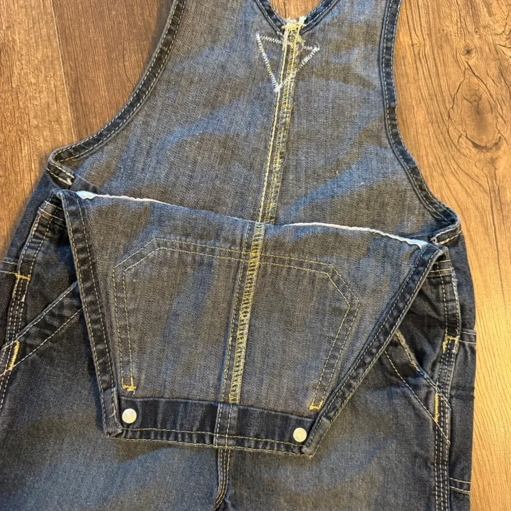 OshKosh B'gosh Denim Overalls Kids 3T Blue Carpenter Shorts Utility